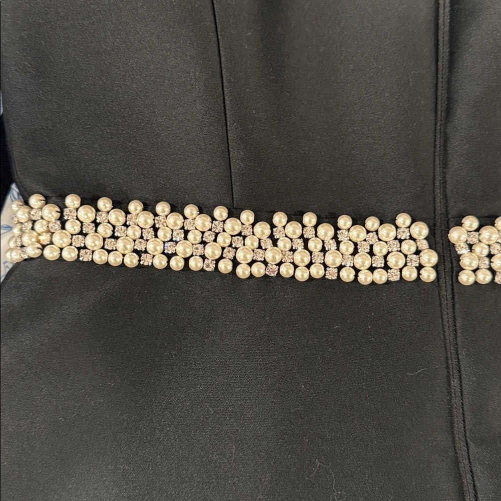 Kate Spade Pearl Crystal Mikado Dress - Picture 9 of 12